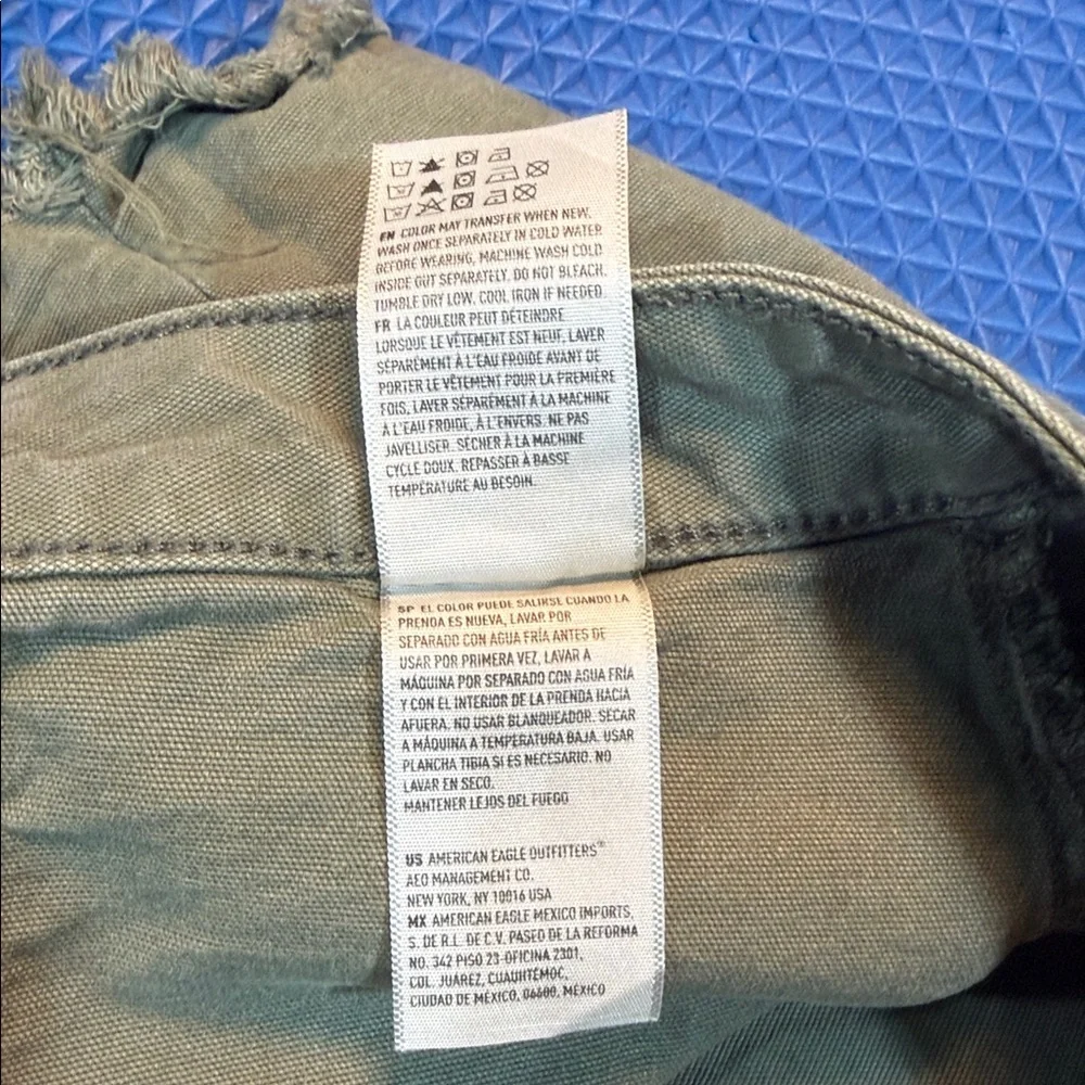 American Eagle Outfitters Olive Jean Shorts - Picture 4 of 7